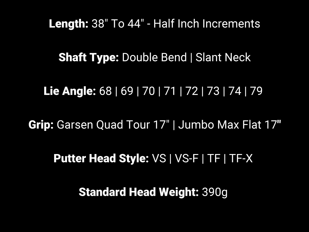 armlock putter specifications